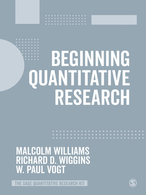 cover image of Beginning Quantitative Research